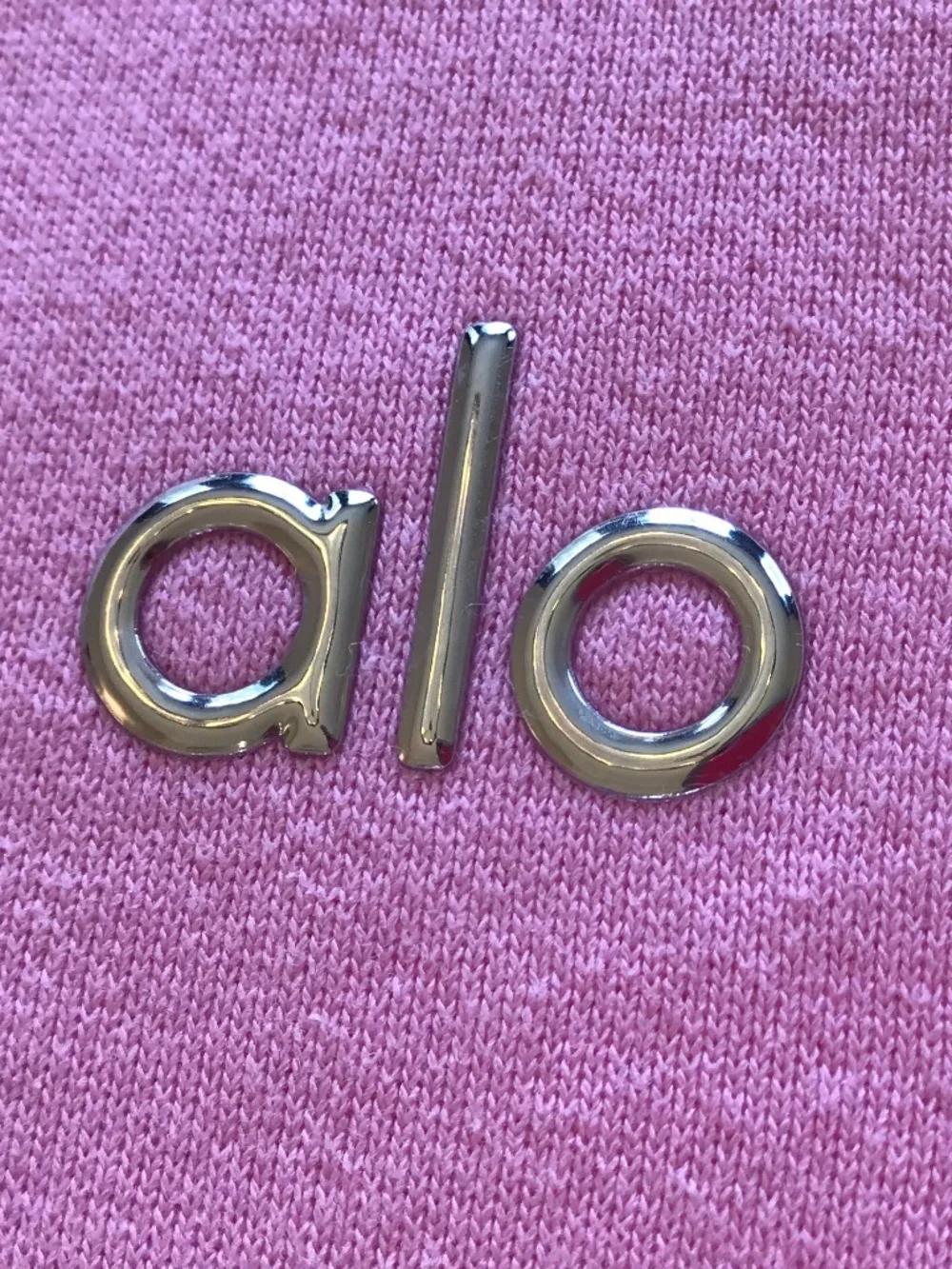 ALO SWEET PINK CROPPED ACCOLADE CREWNECK SWEATSHIRT
